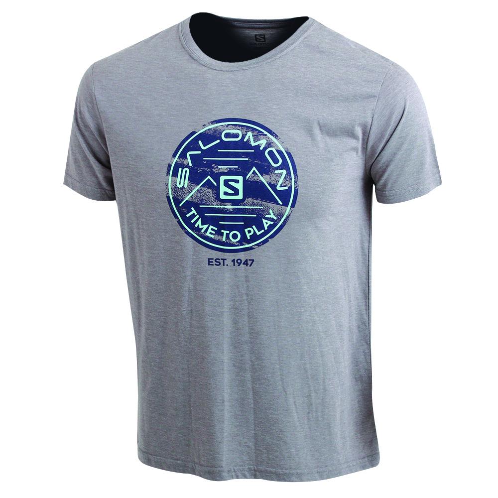 Salomon Israel FIRE FLY SS M - Mens T shirts - Grey (GPRQ-30768)